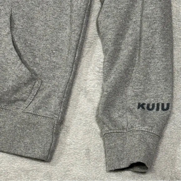 KUIU Hoodie Gray Pullover Hunting Outdoors Sweatshirt Mens S Gorpcore Hiking - Picture 4 of 13